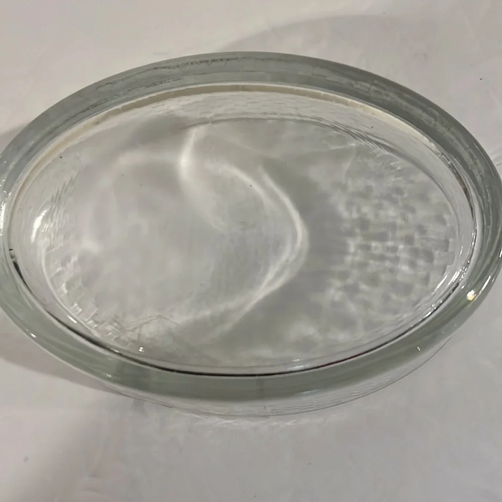Silver Medal Glass Trinket Box